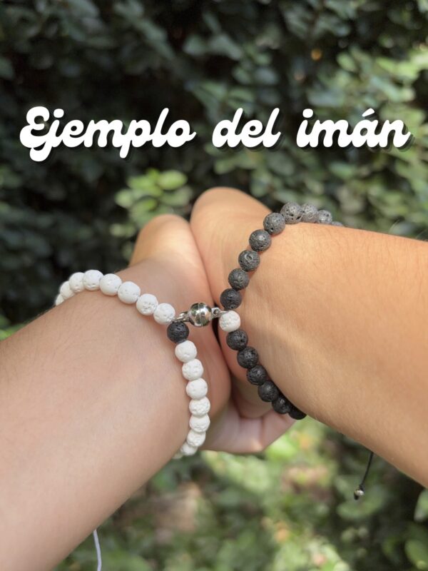 Distance Bracelets - Pulseras Howlite y Onix Matte - Image 2